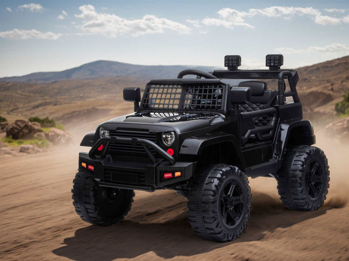 Kids Ride On Jeep - Black
