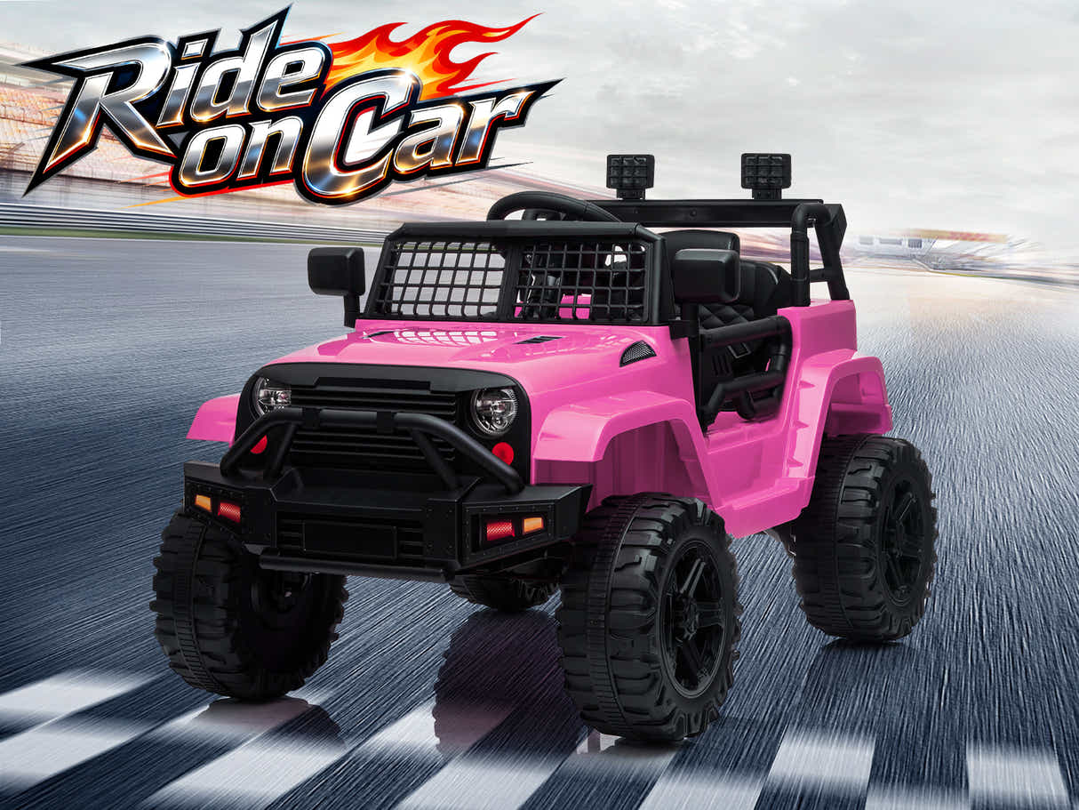Kids Ride On Jeep - Pink
