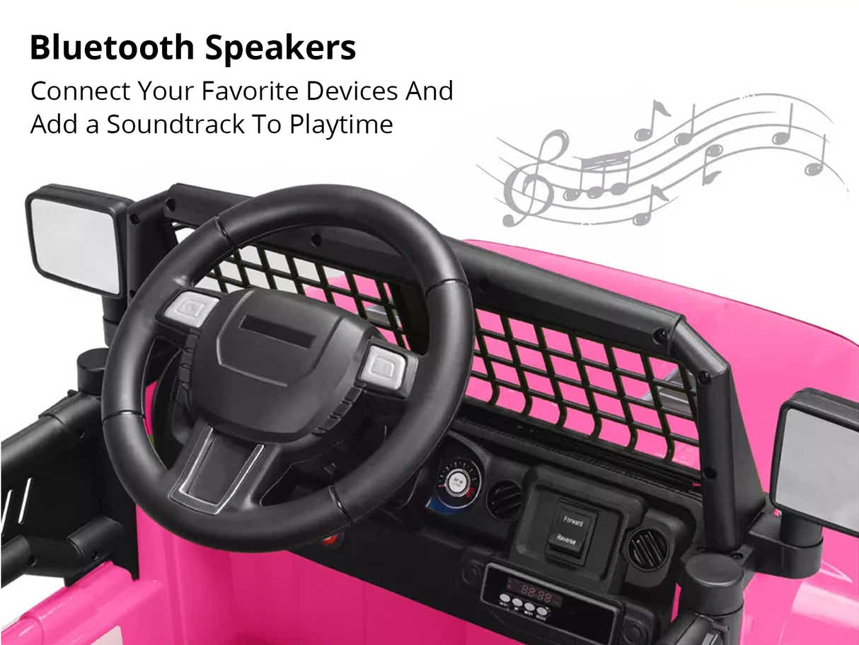 Kids Ride On Jeep - Pink