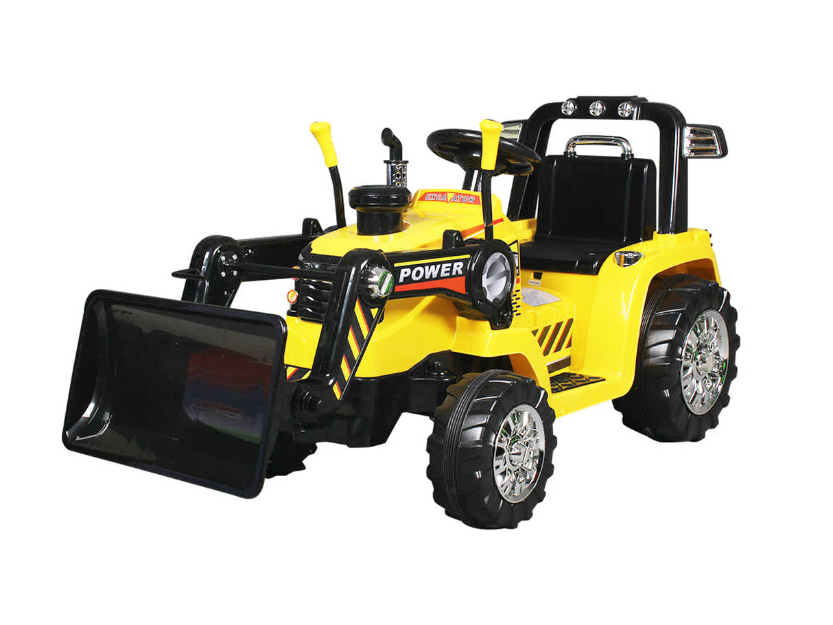 Kids Ride On Bulldozer - Yellow