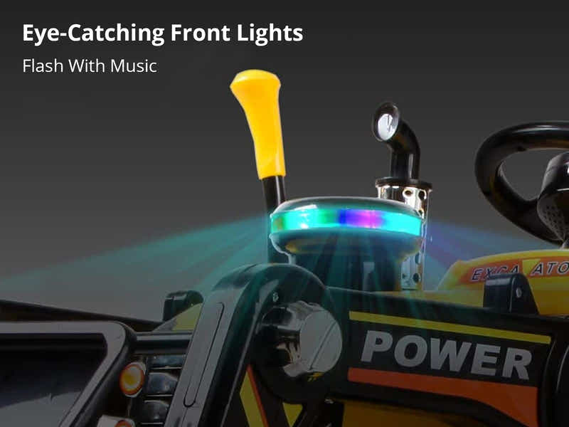 Ride On Bulldozer Yellow