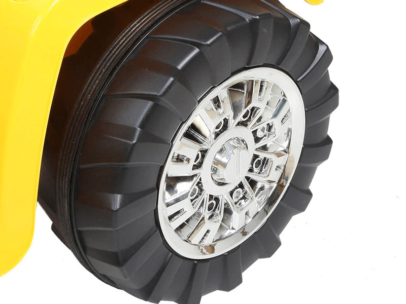 T DS Ride On Bulldozer Yellow