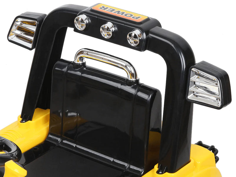 T DS Ride On Bulldozer Yellow
