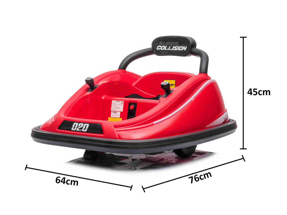 Kids Ride On Bumper Car - Red