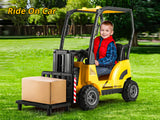 Ride On Forklift Yellow