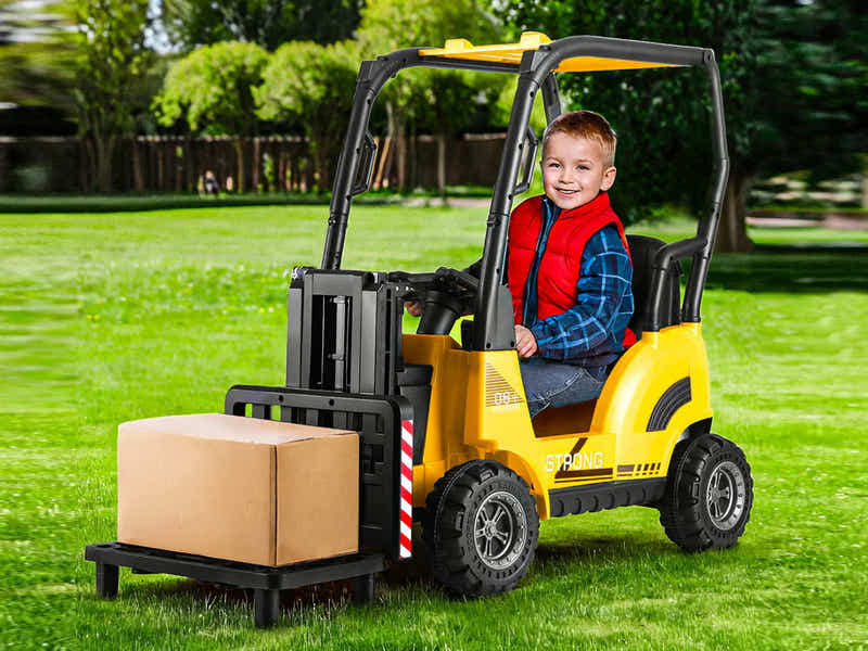 Ride On Forklift Yellow