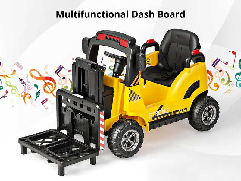Ride On Forklift Yellow