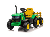 Ride On Tractor With Trailler Green