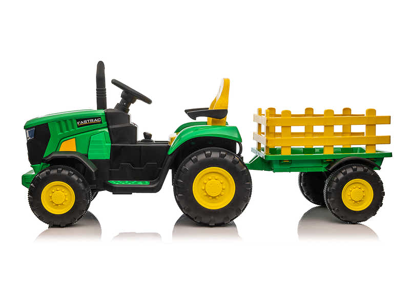 Ride On Tractor With Trailler Green