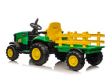Ride On Tractor With Trailler Green