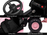 Ride On Tractor With Trailler Pink