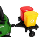 Ride On Sweeper With Trash Can Green