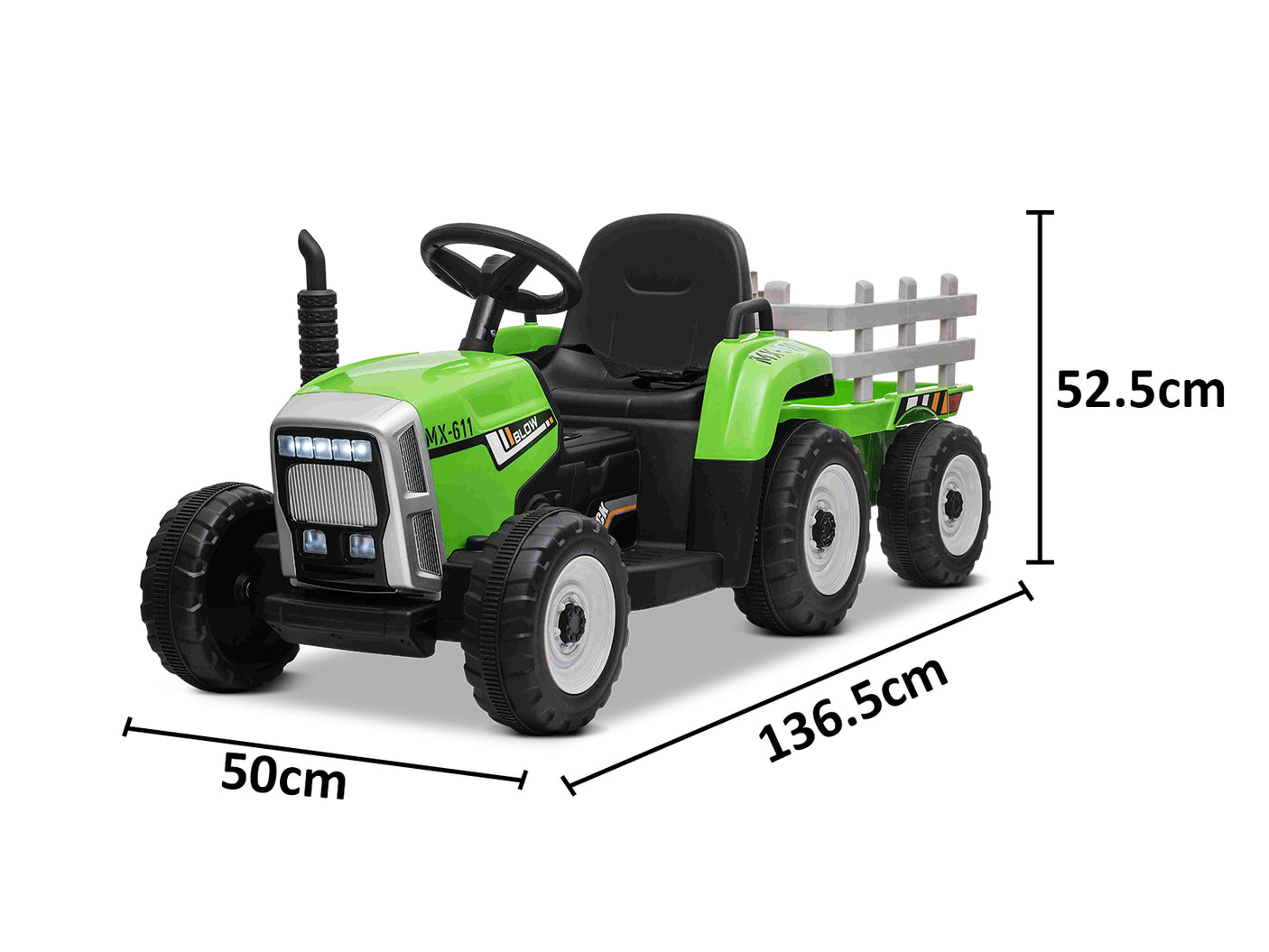 Ride On Car Tractor with Trailer