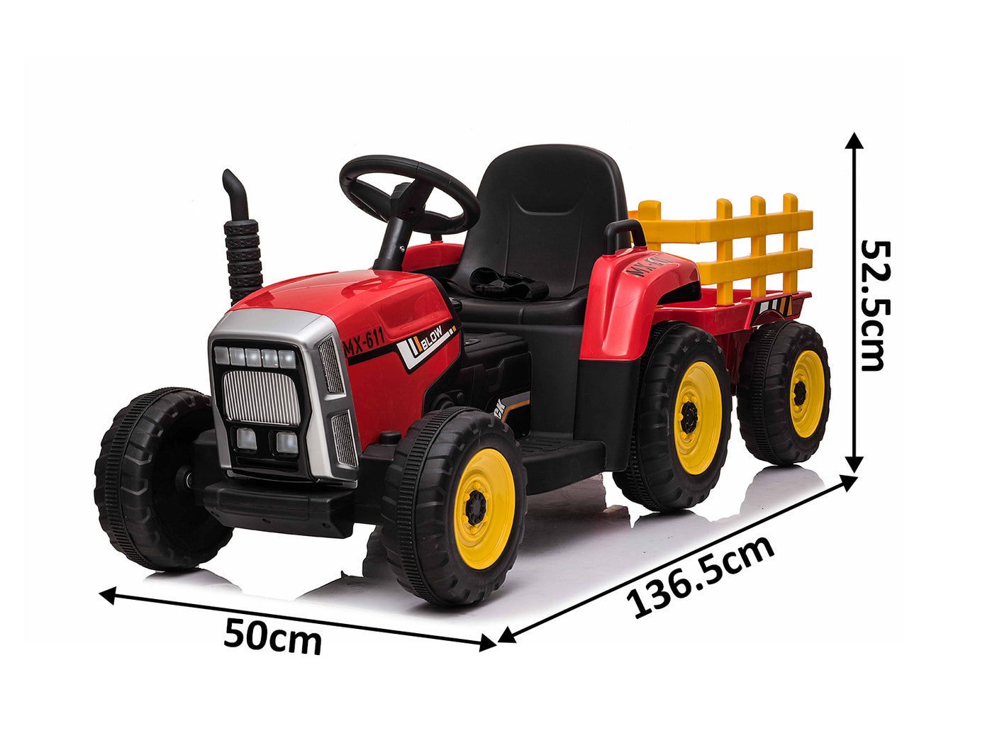 Ride On Car Tractor with Trailer