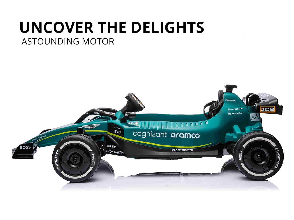 Kids Go Kart Licensed Aston Martin Formula 1 – Green