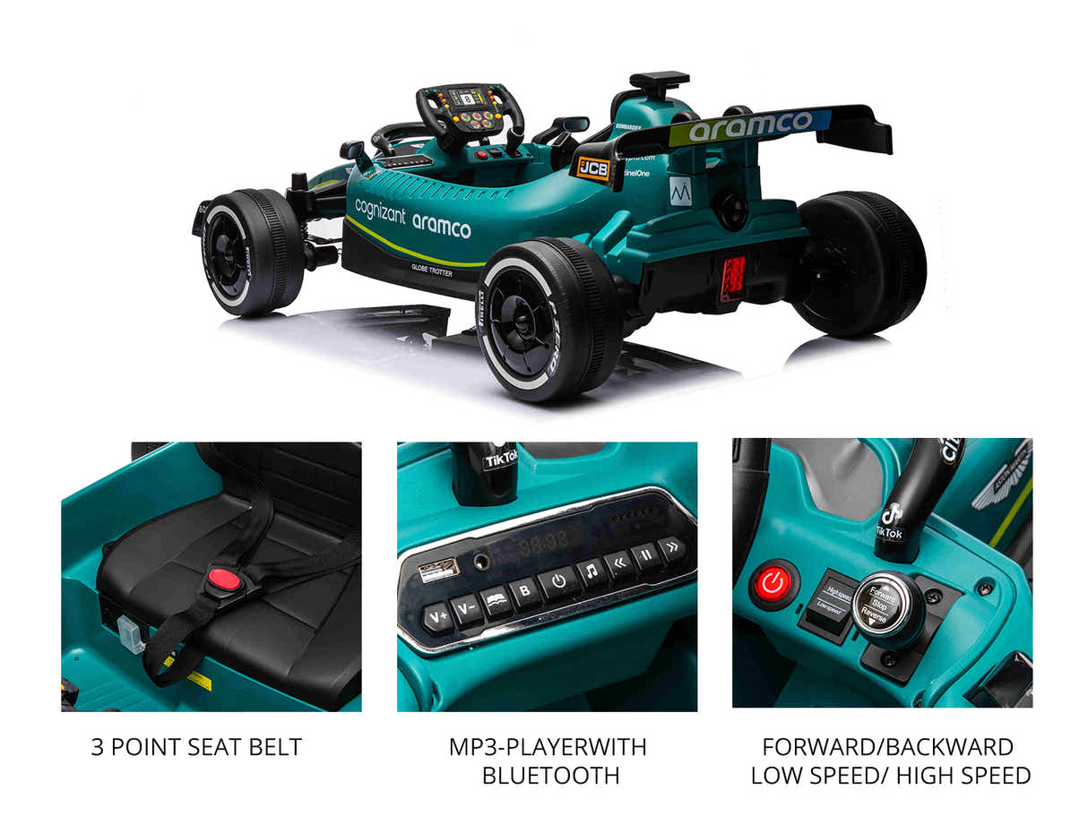 Kids Go Kart Licensed Aston Martin Formula 1 – Green