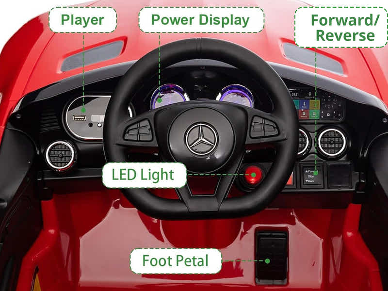 Lisence Mercedes-Benz GT Red