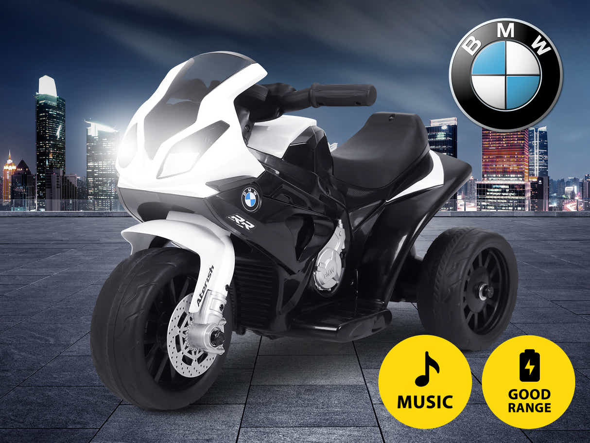 Kids Ride On Motorbike BMW - Black