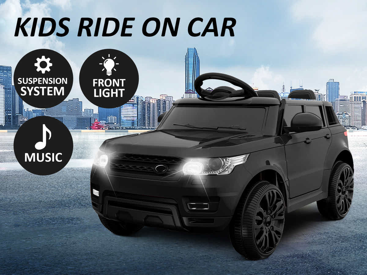 Kids Ride On Car Range Rover - Black