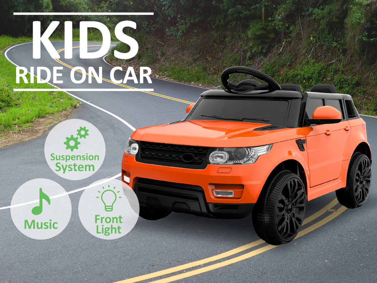 Kids Ride On Car Range Rover - Orange