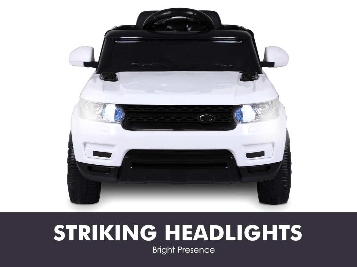 Kids Ride On Car Range Rover - White
