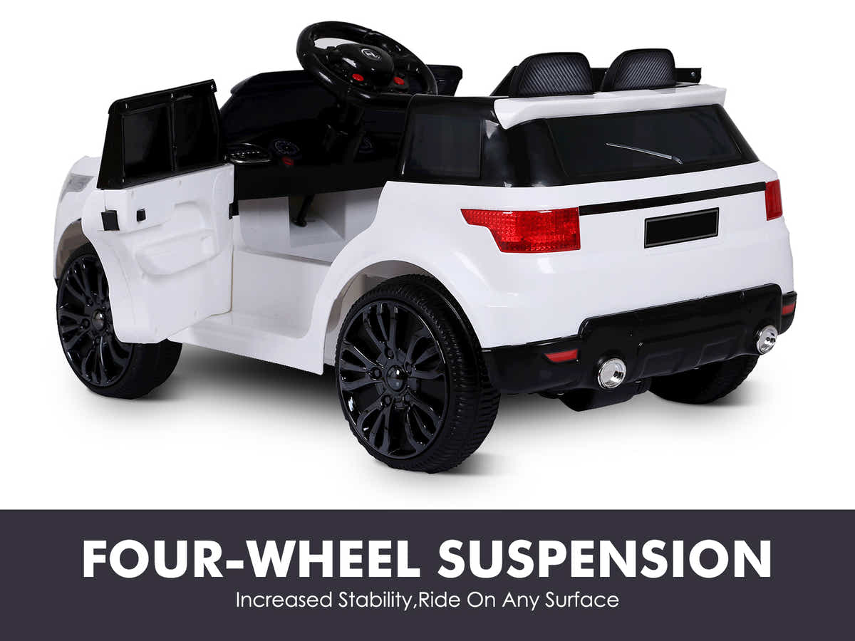 Kids Ride On Car Range Rover - White