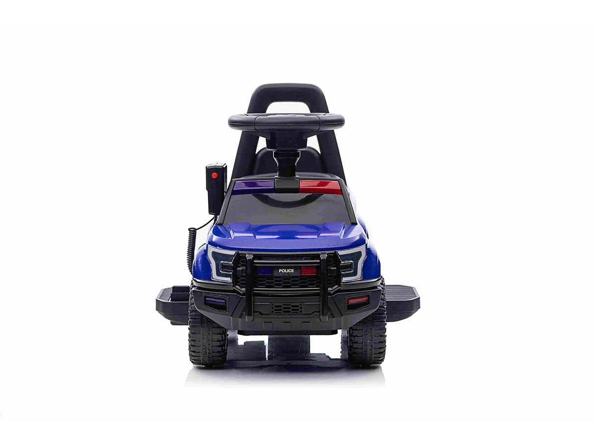 Kids Ride On Police Car - Blue