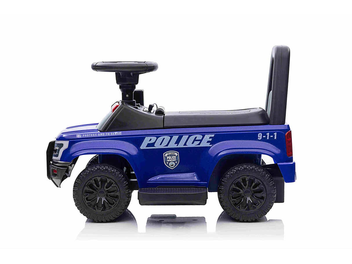 Kids Ride On Police Car - Blue