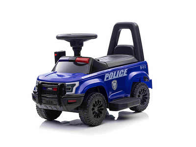 Kids Ride On Police Car - Blue
