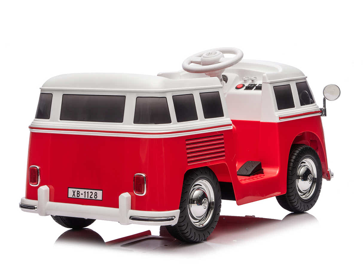 Kids Ride On Bus Licensed VW - Red
