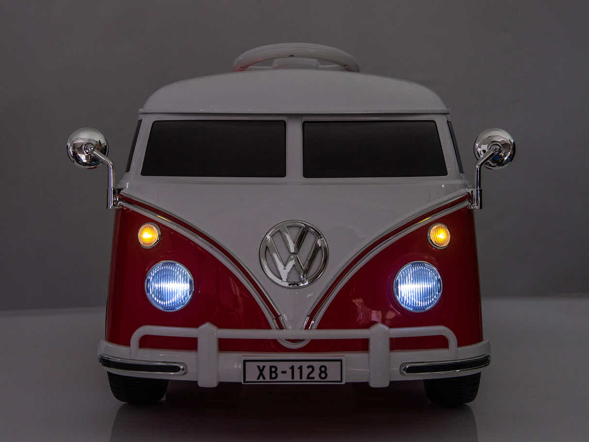 Kids Ride On Bus Licensed VW - Red