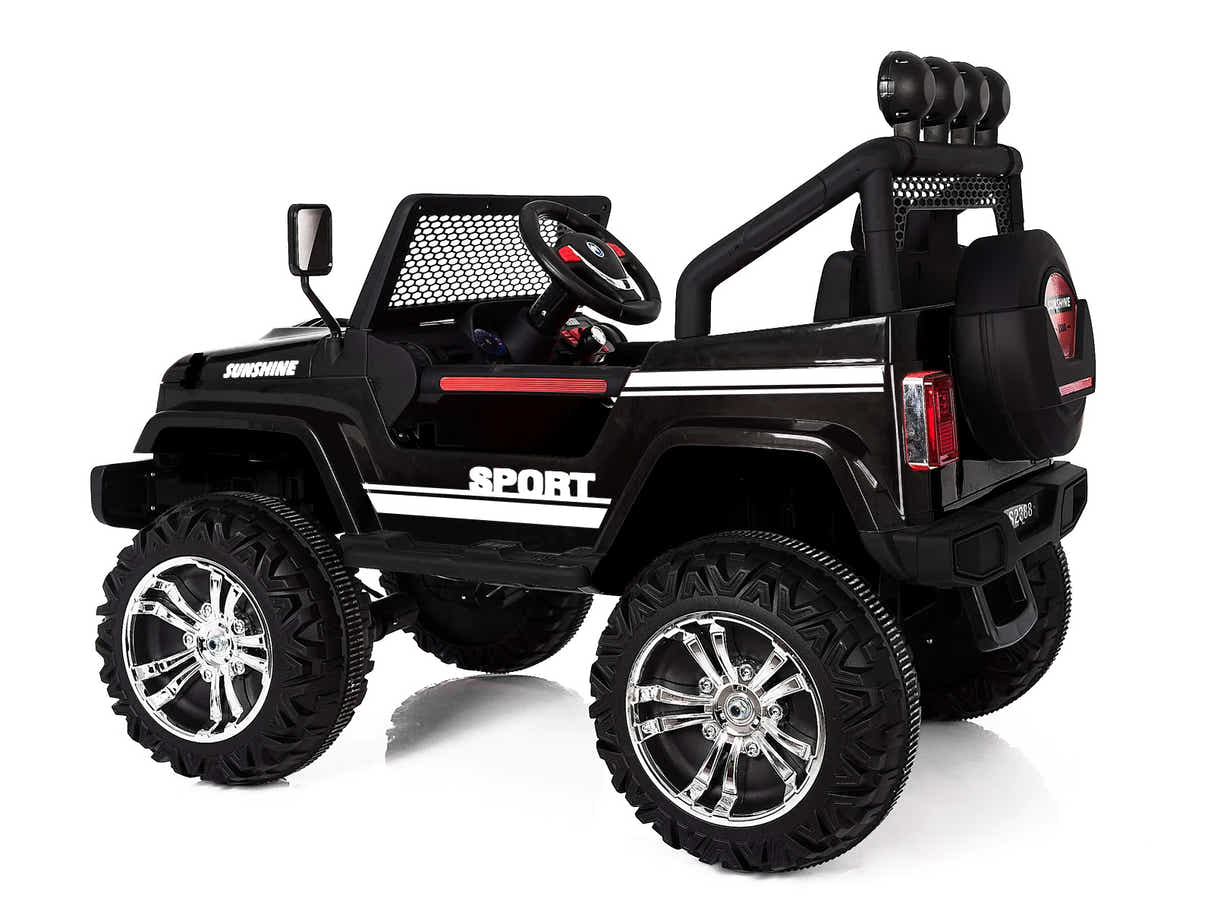 Kids Ride On Jeep Upgrade - Black
