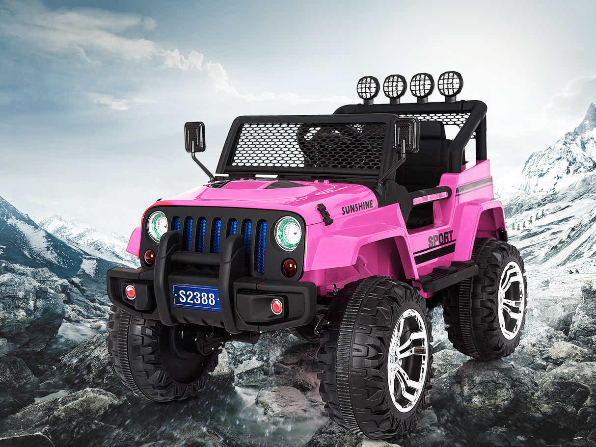 Kids Ride On Jeep Upgrade - Pink