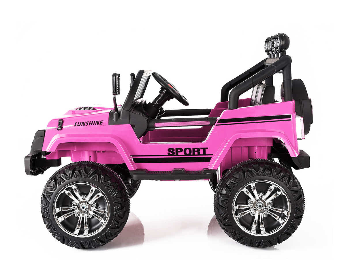 Kids Ride On Jeep Upgrade - Pink