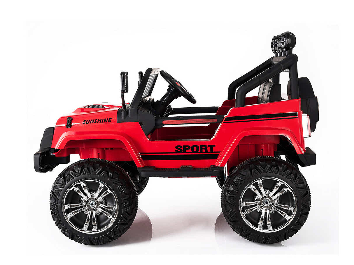 Kids Ride On Jeep Upgrade - Red
