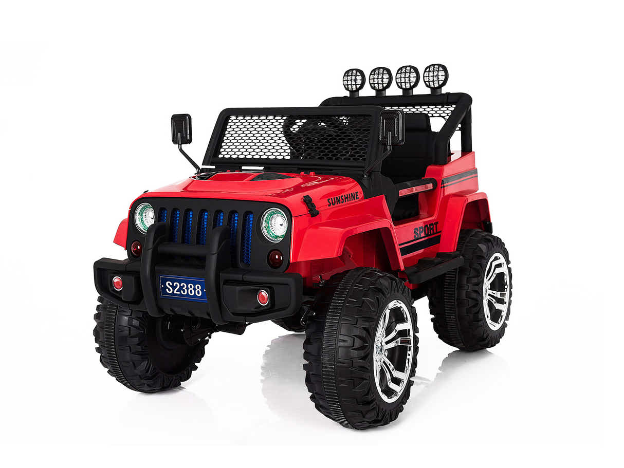 Kids Ride On Jeep Upgrade - Red