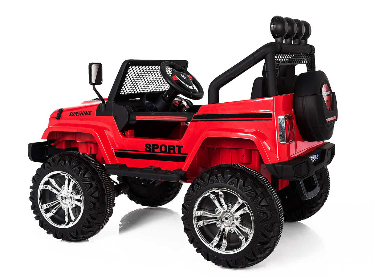 Kids Ride On Jeep Upgrade - Red