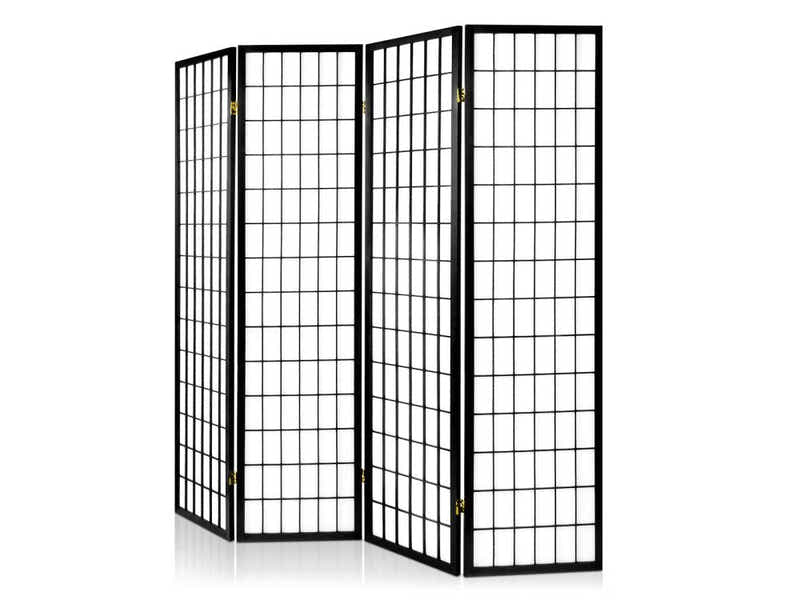 4-Panel Room Divider C M1 - Black