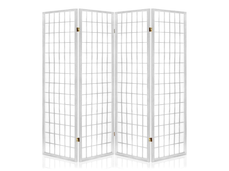 4-Panel Room Divider C M1 - White