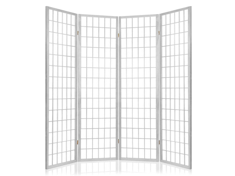 4-Panel Room Divider C M1 - White