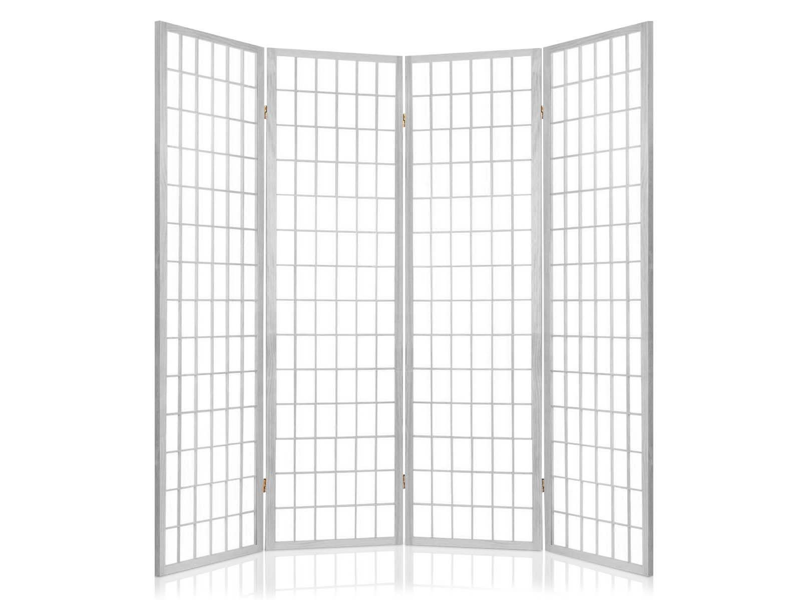 4-Panel Room Divider C M1 - White
