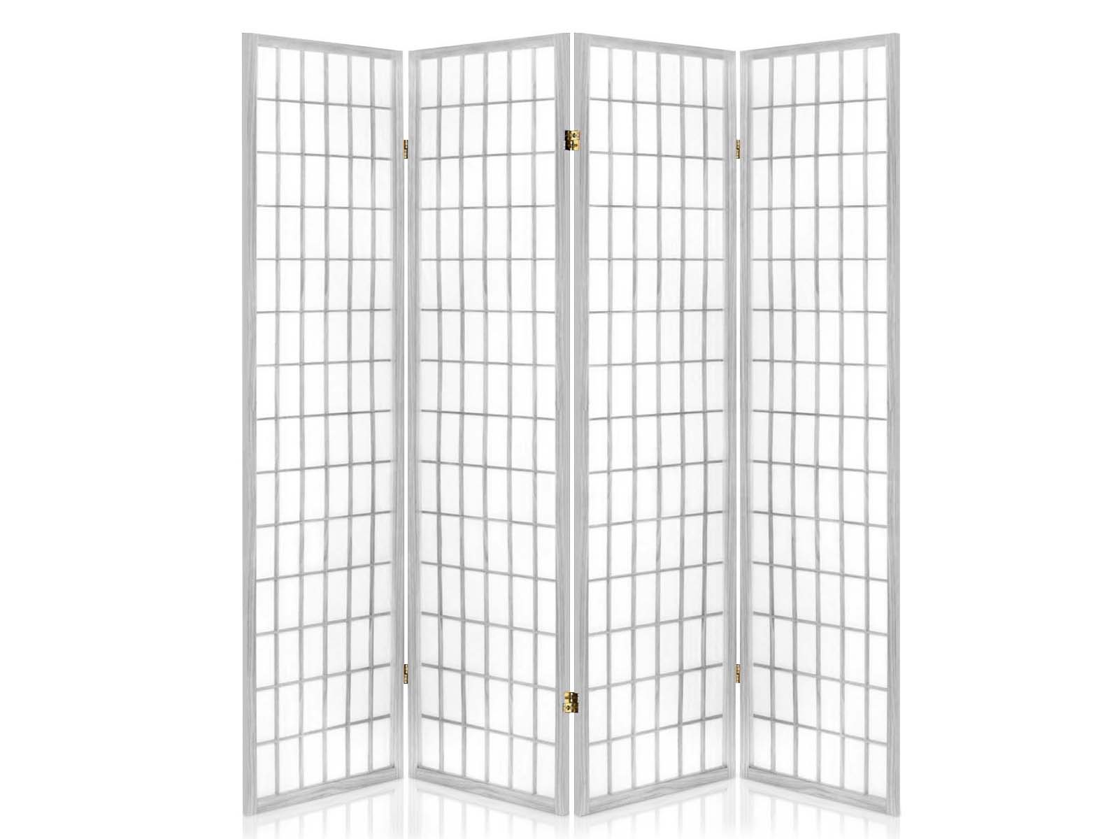 4-Panel Room Divider C M1 - White