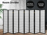 8-Panel Room Divider C M1 - Black