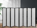 8-Panel Room Divider C M1 - Black