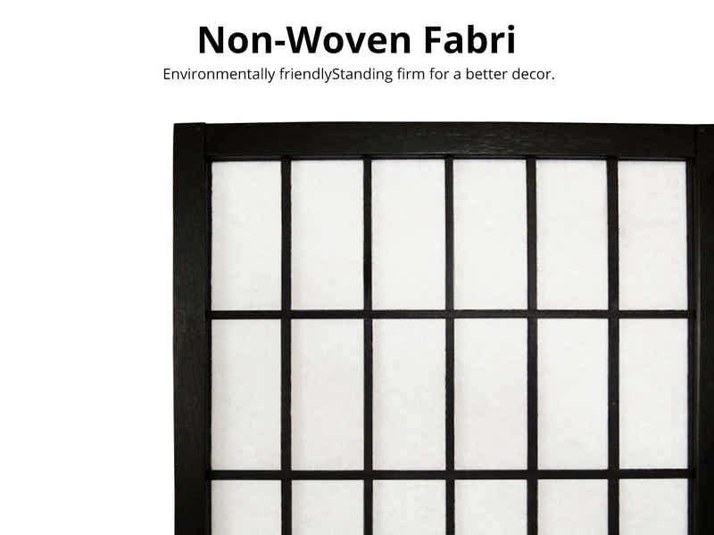8-Panel Room Divider C M1 - Black