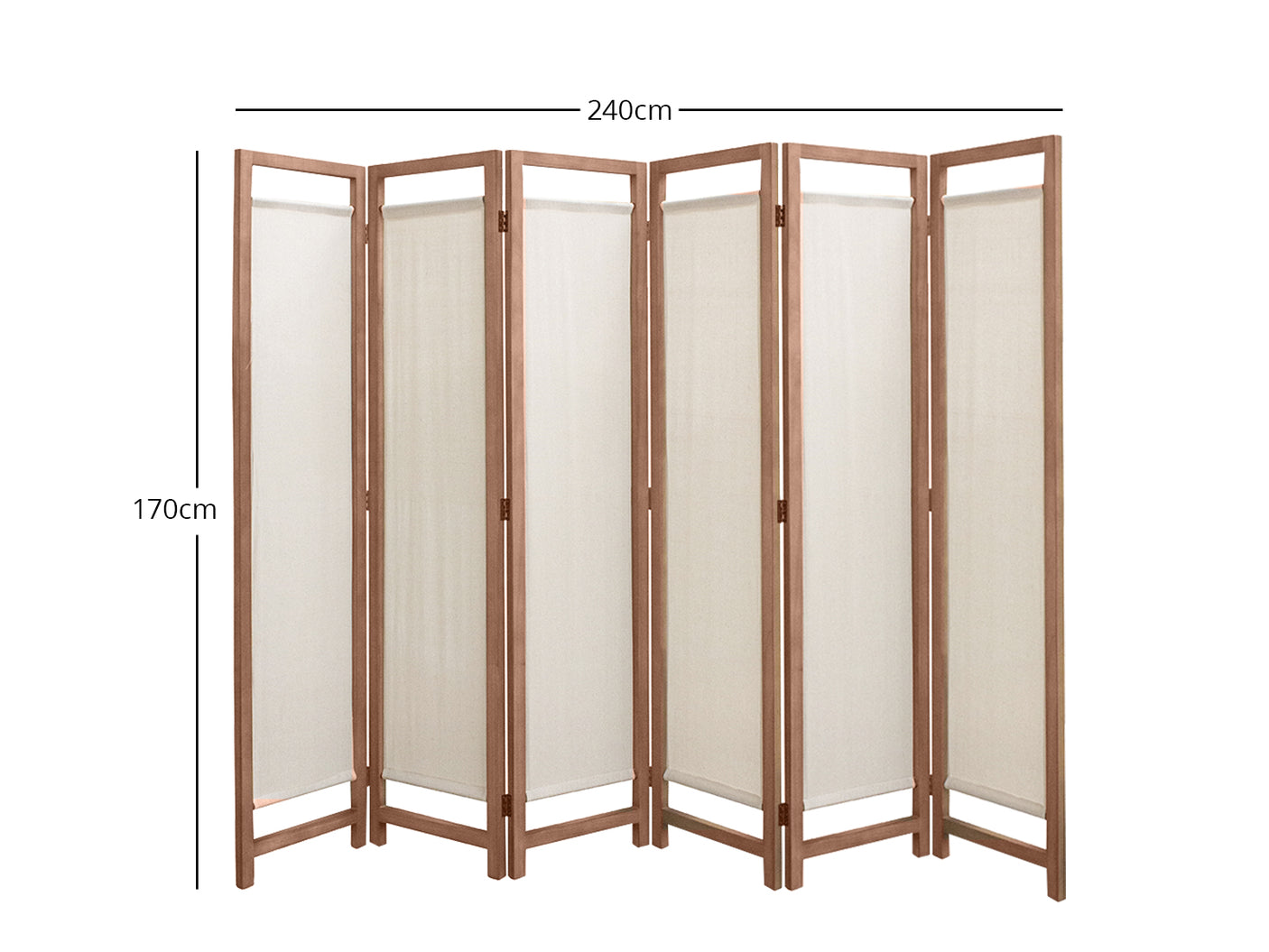 Room divider C M4-6 Brown