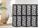 6-Panel Room Divider C M7 - Black