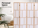 Room divider C M9 4panel Natural