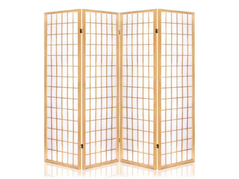 DS Room divider E P1 4 panel Natural