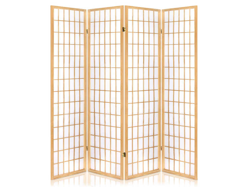 DS Room divider E P1 4 panel Natural